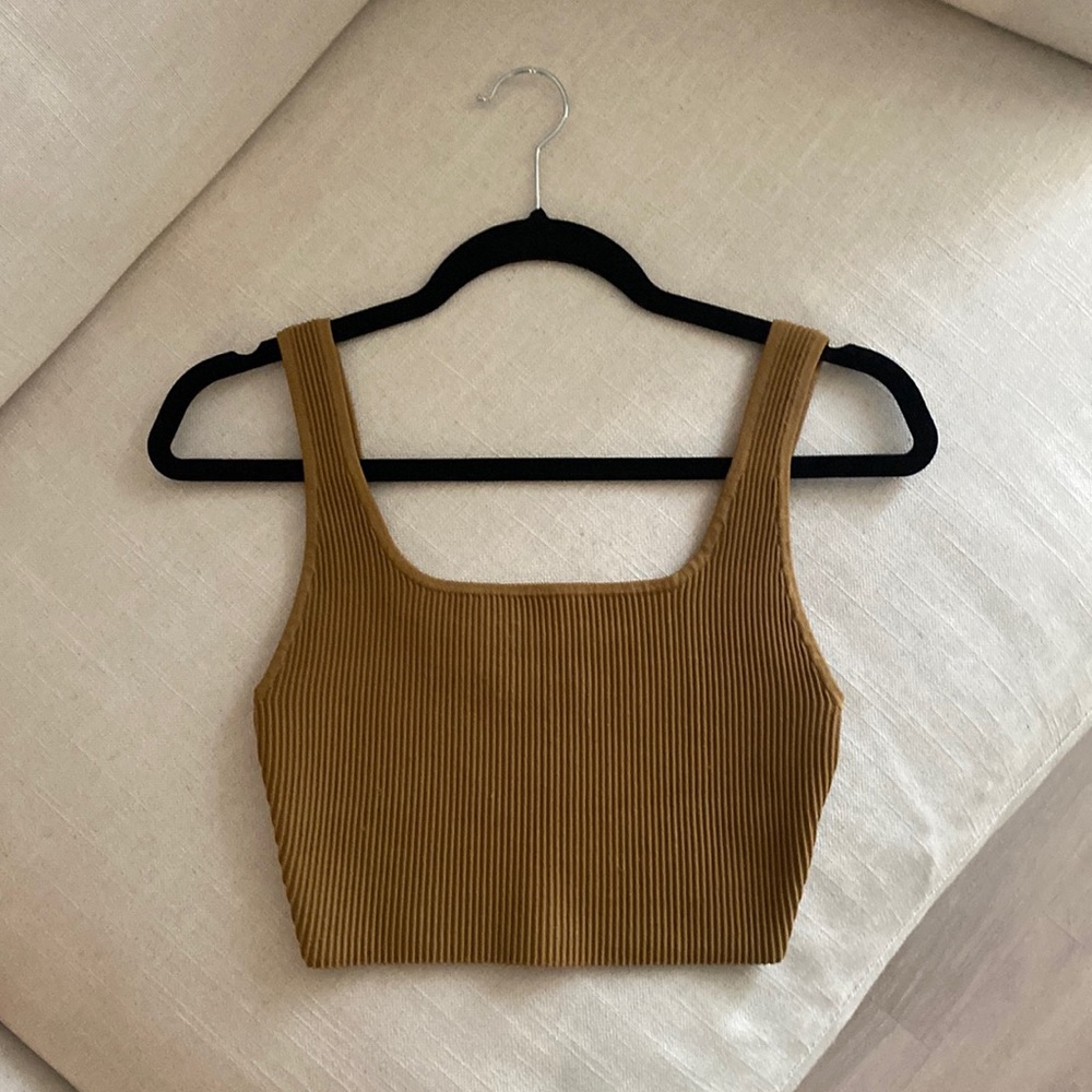 Aritzia Babaton Sculpt Knit Crop